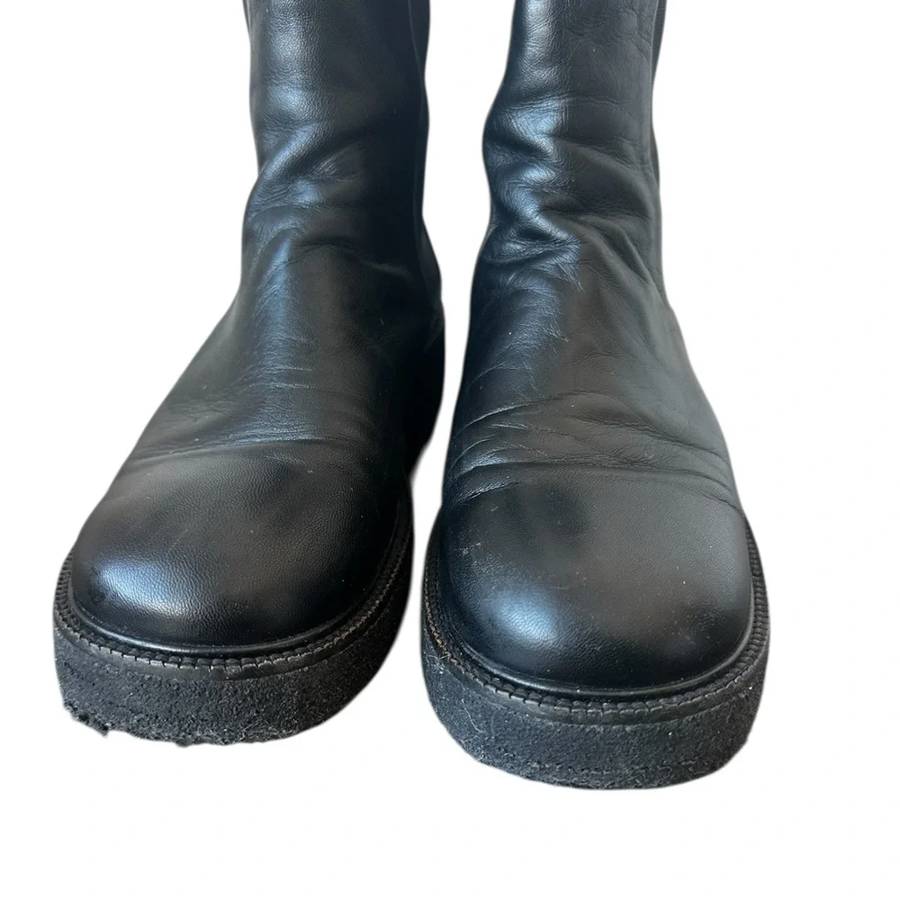 STAUD Palamino Chelsea Boot Black Leather 7.5 - Picture 10 of 14